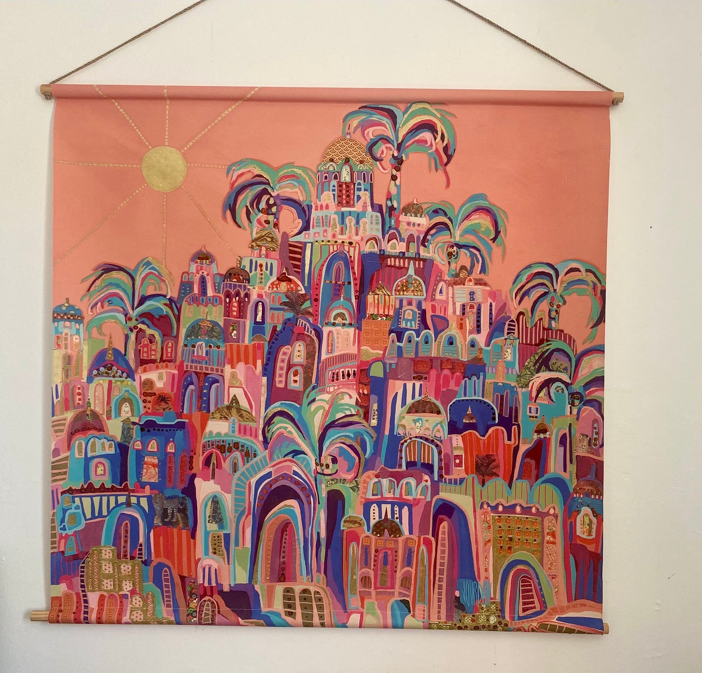 Toile murale [cité solaire]