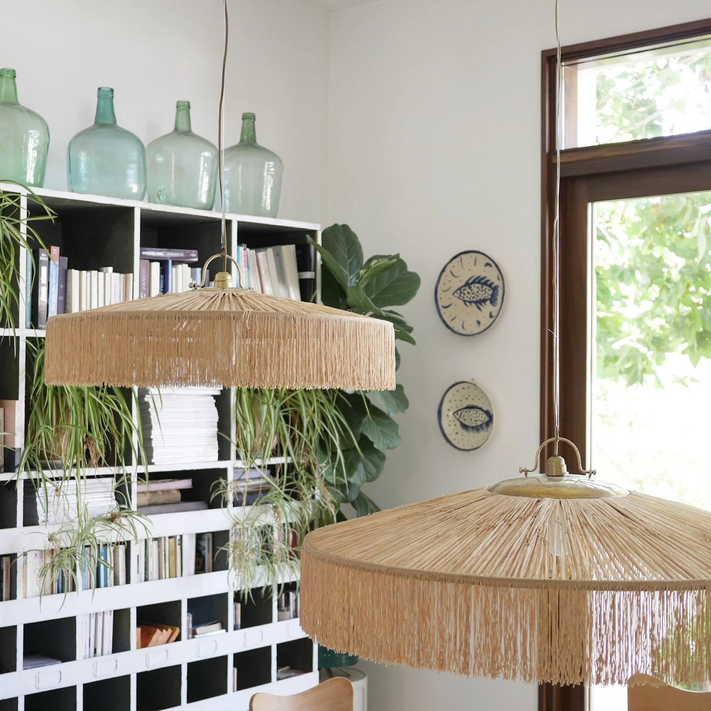 Suspension à franges [parasol]